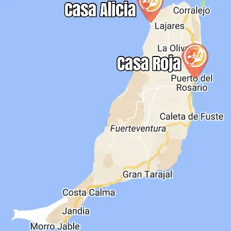 Апартаменты Casa Roja Pto Del Rosario - De 'fuga A Fuerte' *